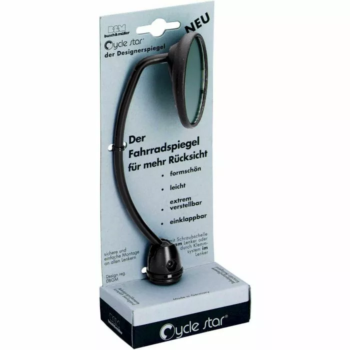 Busch-mueller Busch + Müller Rückspiegel CycleStar 901 Lang Gebogen 3 Busch-mueller Busch + Müller Rückspiegel CycleStar 901 Lang Gebogen