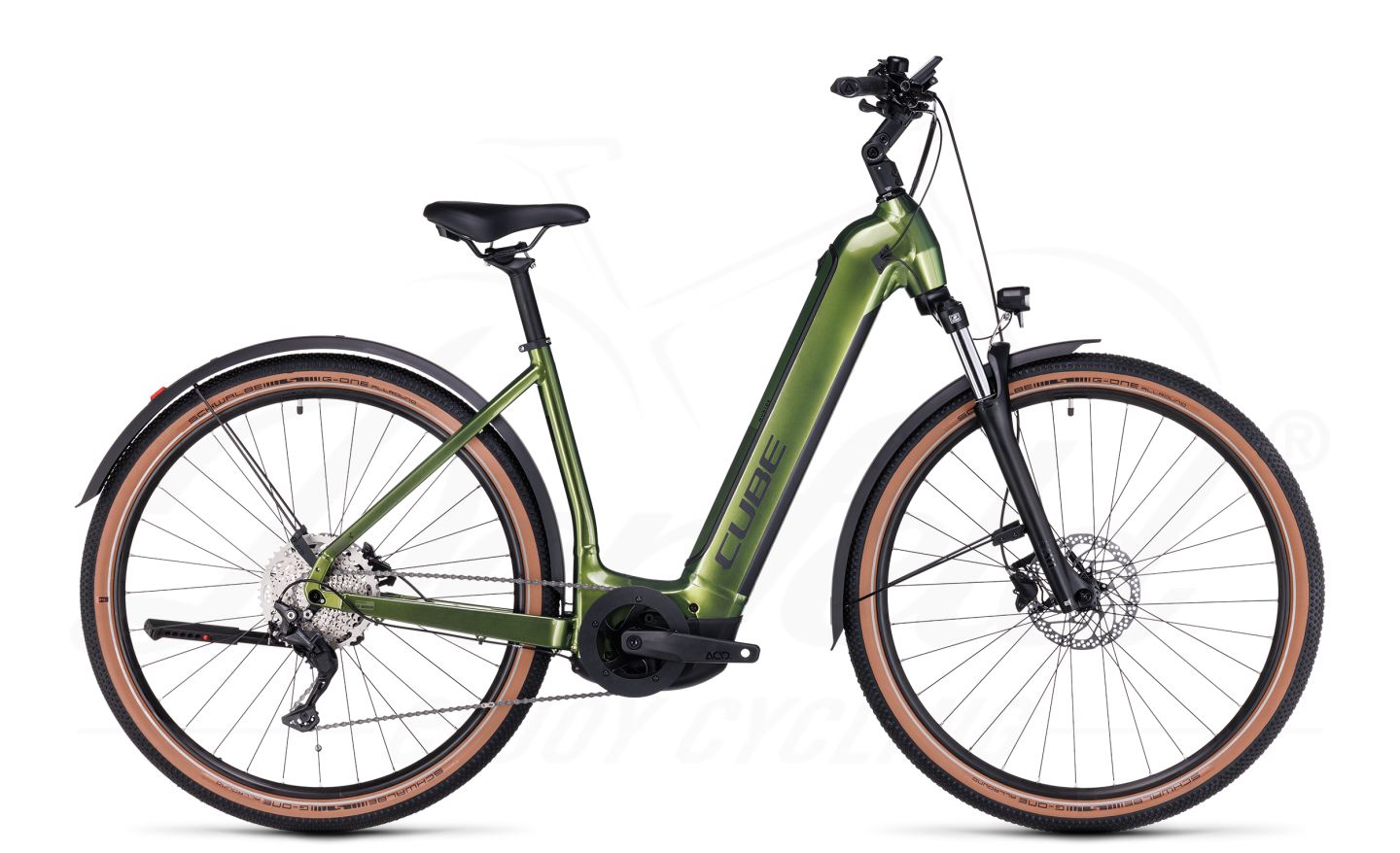 Cube Nuride Hybrid Pro 750 Allroad Shinymoss´n´black Easy Entry 2023 3 Cube Nuride Hybrid Pro 750 Allroad Shinymoss´n´black Easy Entry 2023