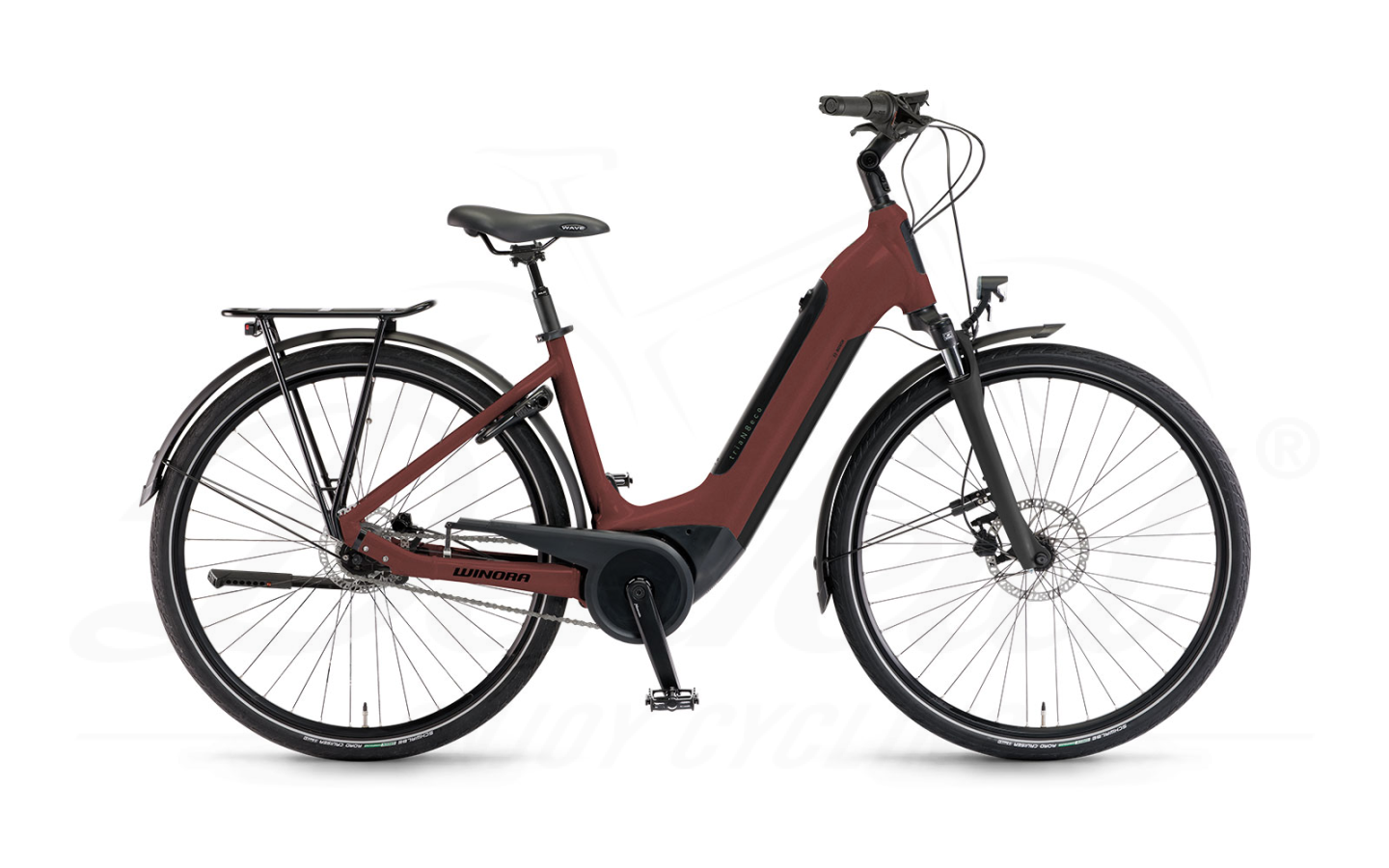 Winora Tria N8f Eco Tiefeinsteiger 400Wh Velvetred Matt 2023 3 Winora Tria N8f Eco Tiefeinsteiger 400Wh Velvetred Matt 2023