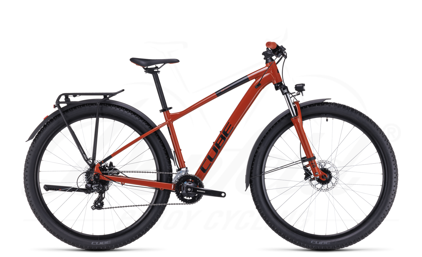CUBE Aim Allroad Brickred´n´black MTB 2023 3 CUBE Aim Allroad Brickred´n´black MTB 2023